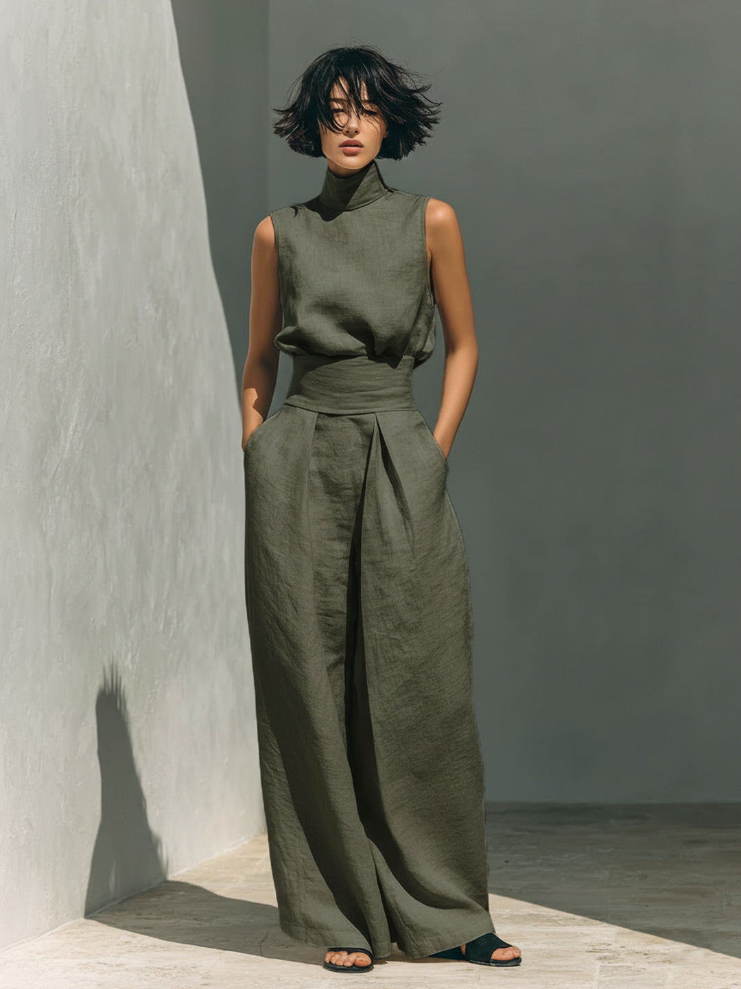 Bridget | Wide-Leg Cotton Set
