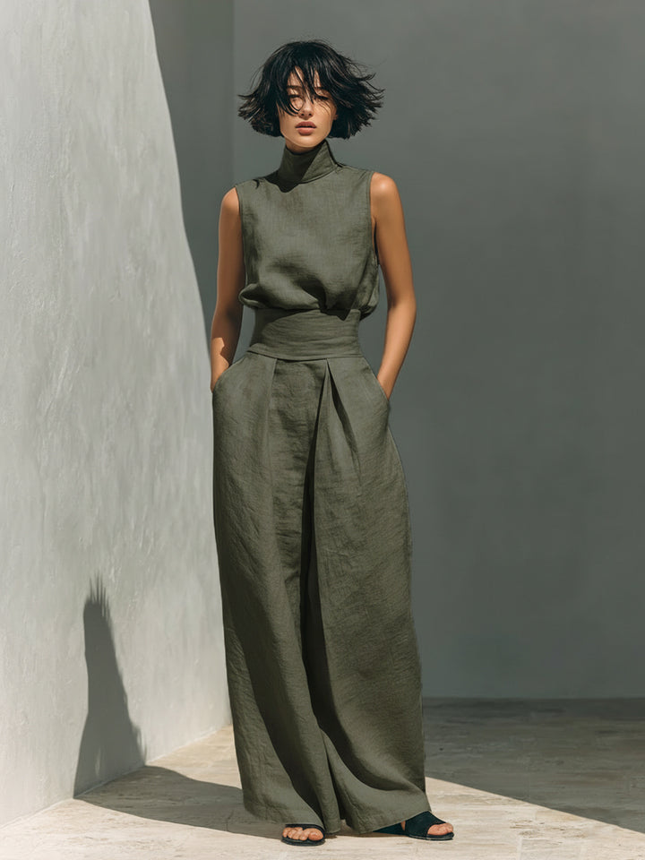 Bridget | Wide-Leg Cotton Set