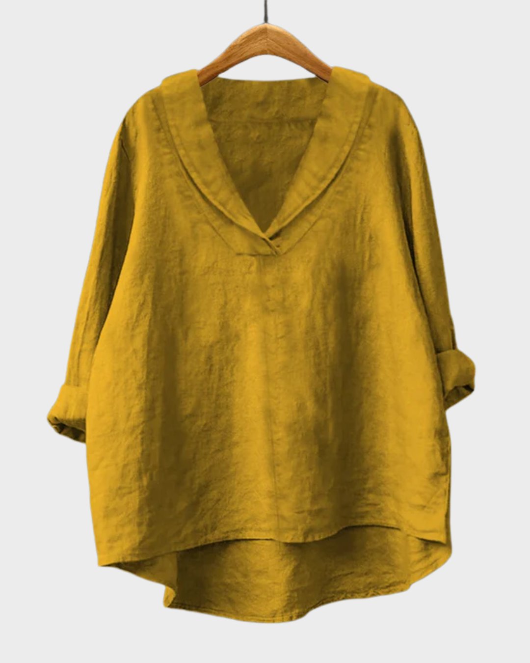 Gabrielle-Bridget | Relaxed V-Neck Blouse
