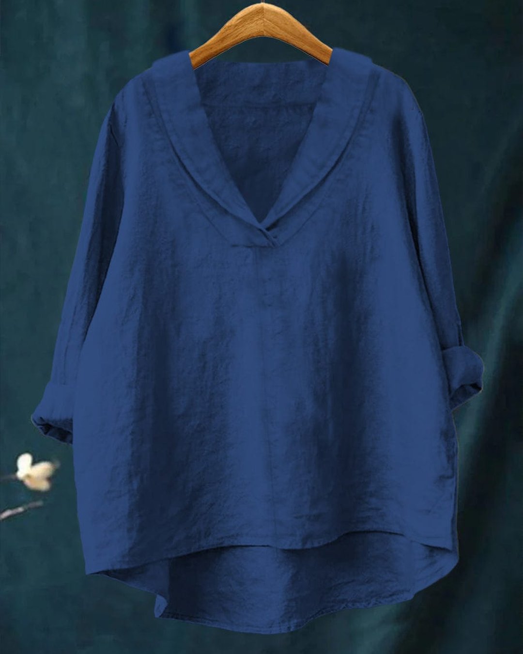 Gabrielle-Bridget | Relaxed V-Neck Blouse